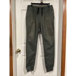 Zanerobe Jogger Sureshot Mid Rise Lite In Olive Green Mens sz 34